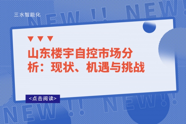 山東樓宇自控市場分析：現(xiàn)狀、機(jī)遇與挑戰(zhàn)